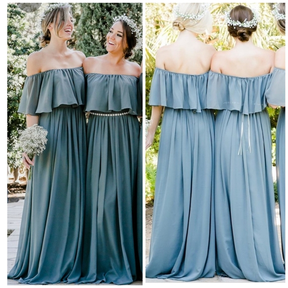 abigail chiffon dress
